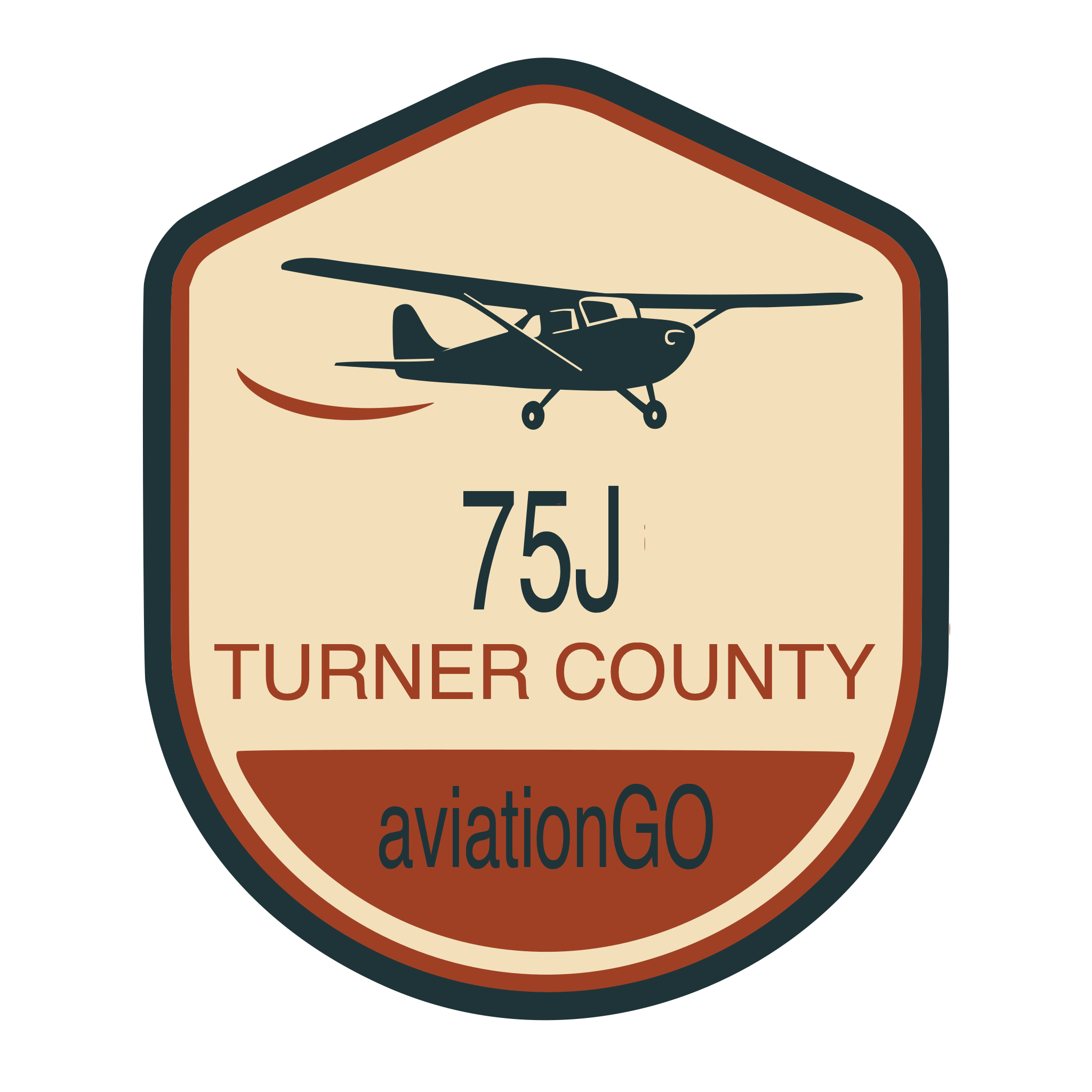 75J badge