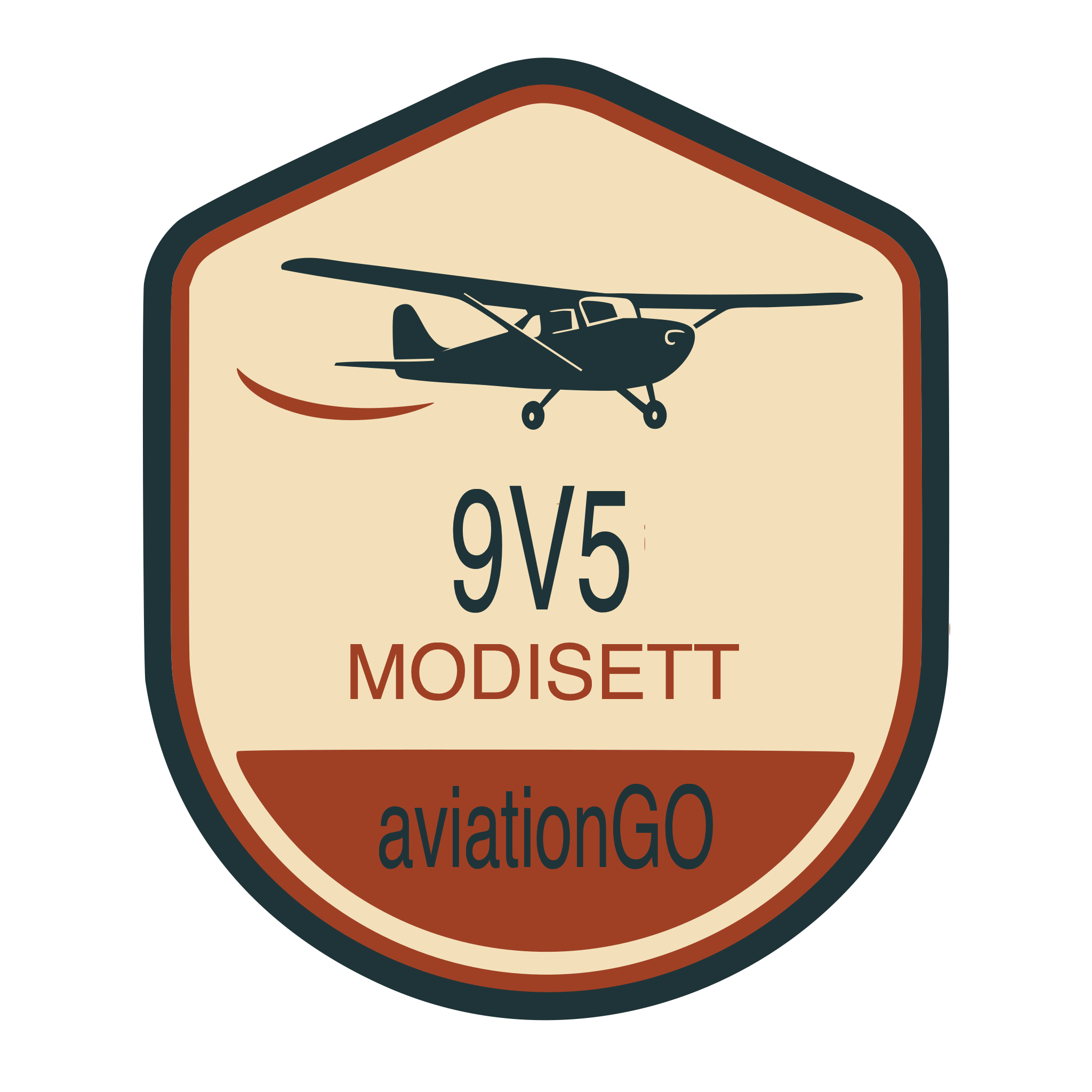 9V5 badge