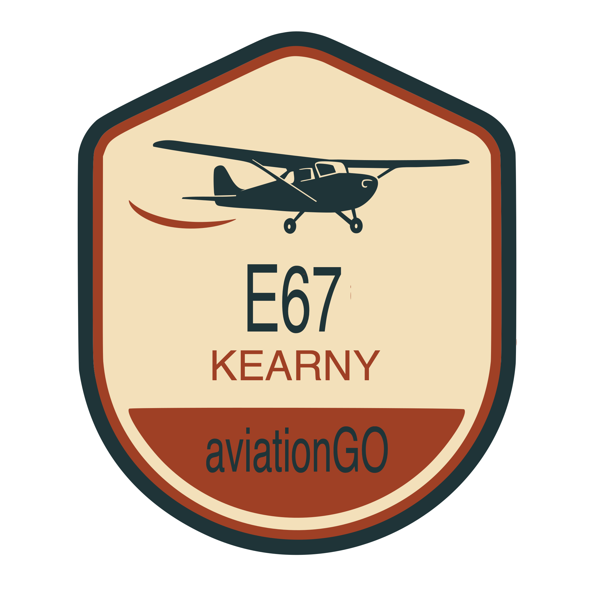 E67 badge