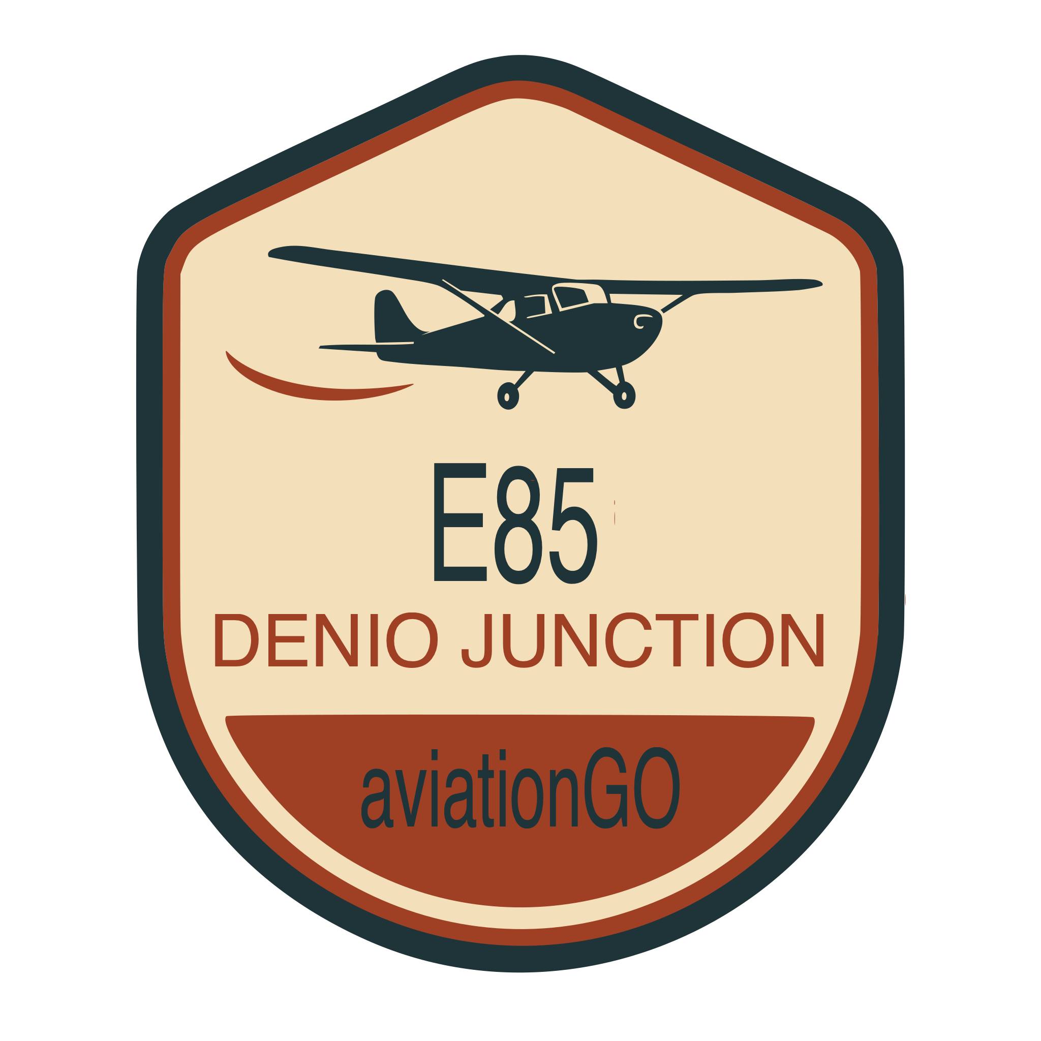 E85 badge