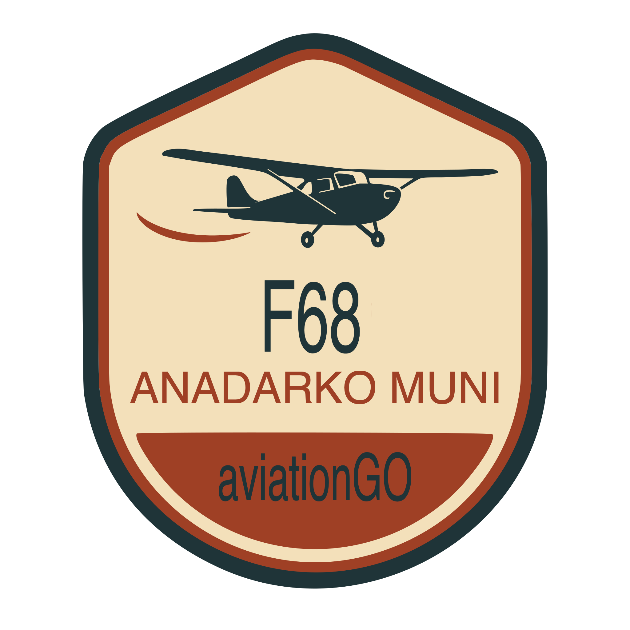 F68 badge