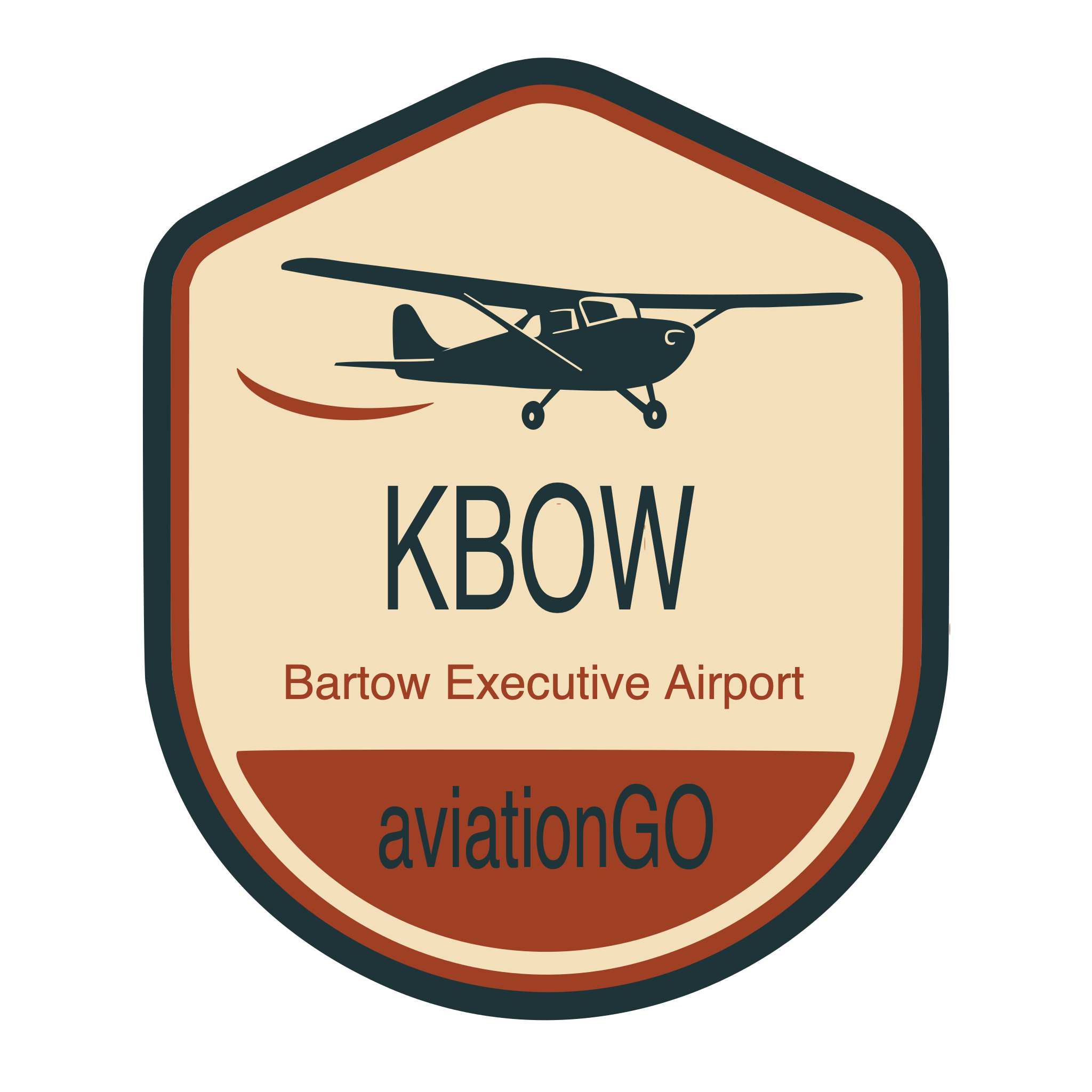 KBOW badge