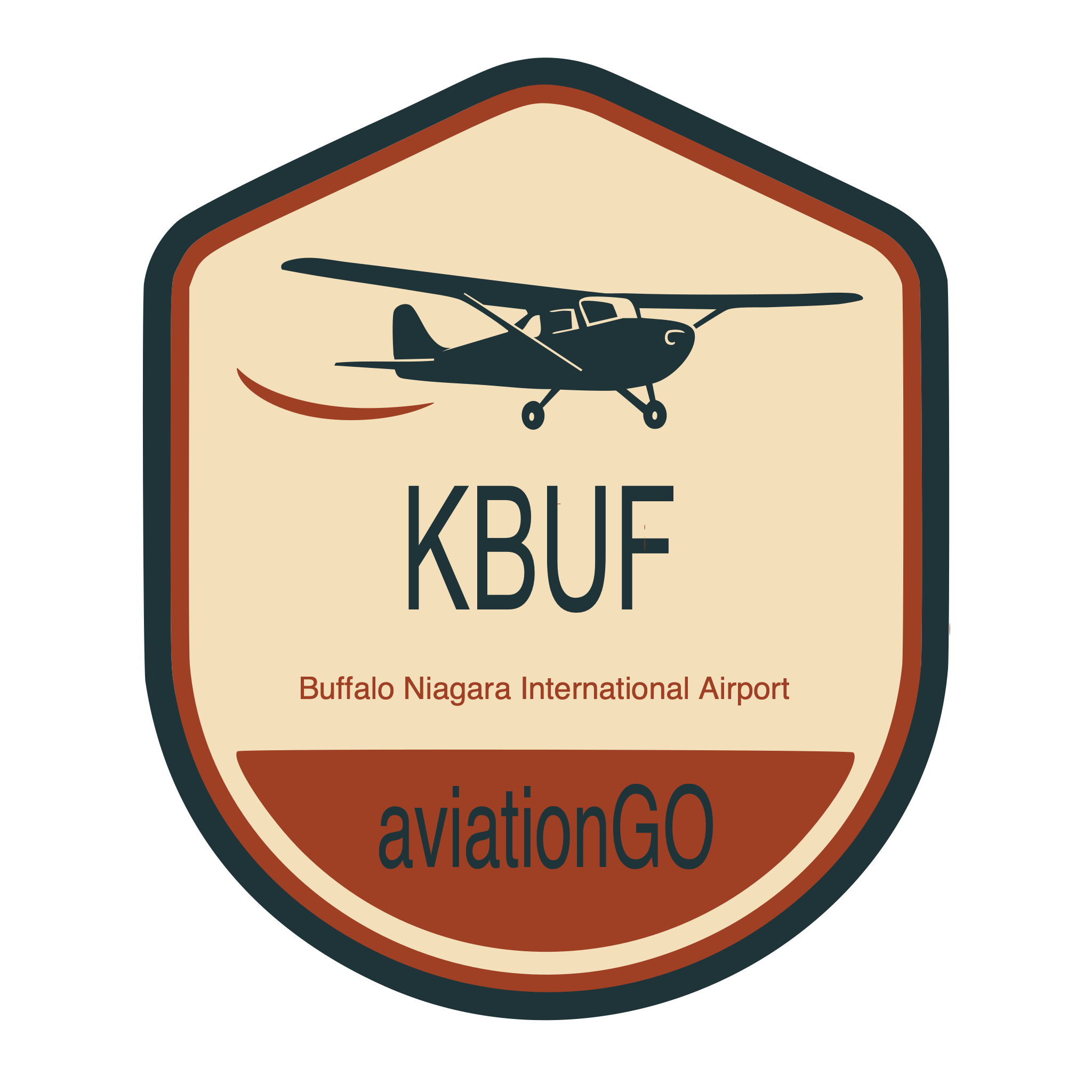 KBUF badge