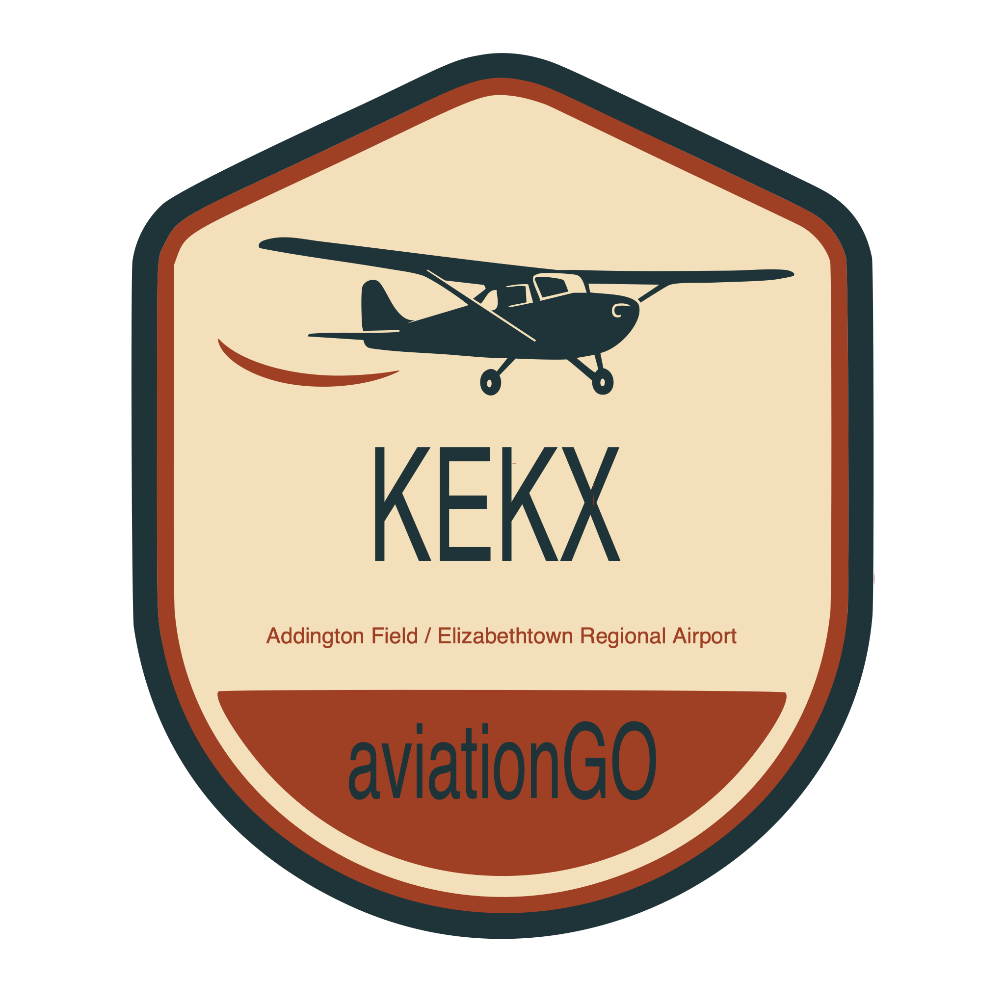 KEKX badge