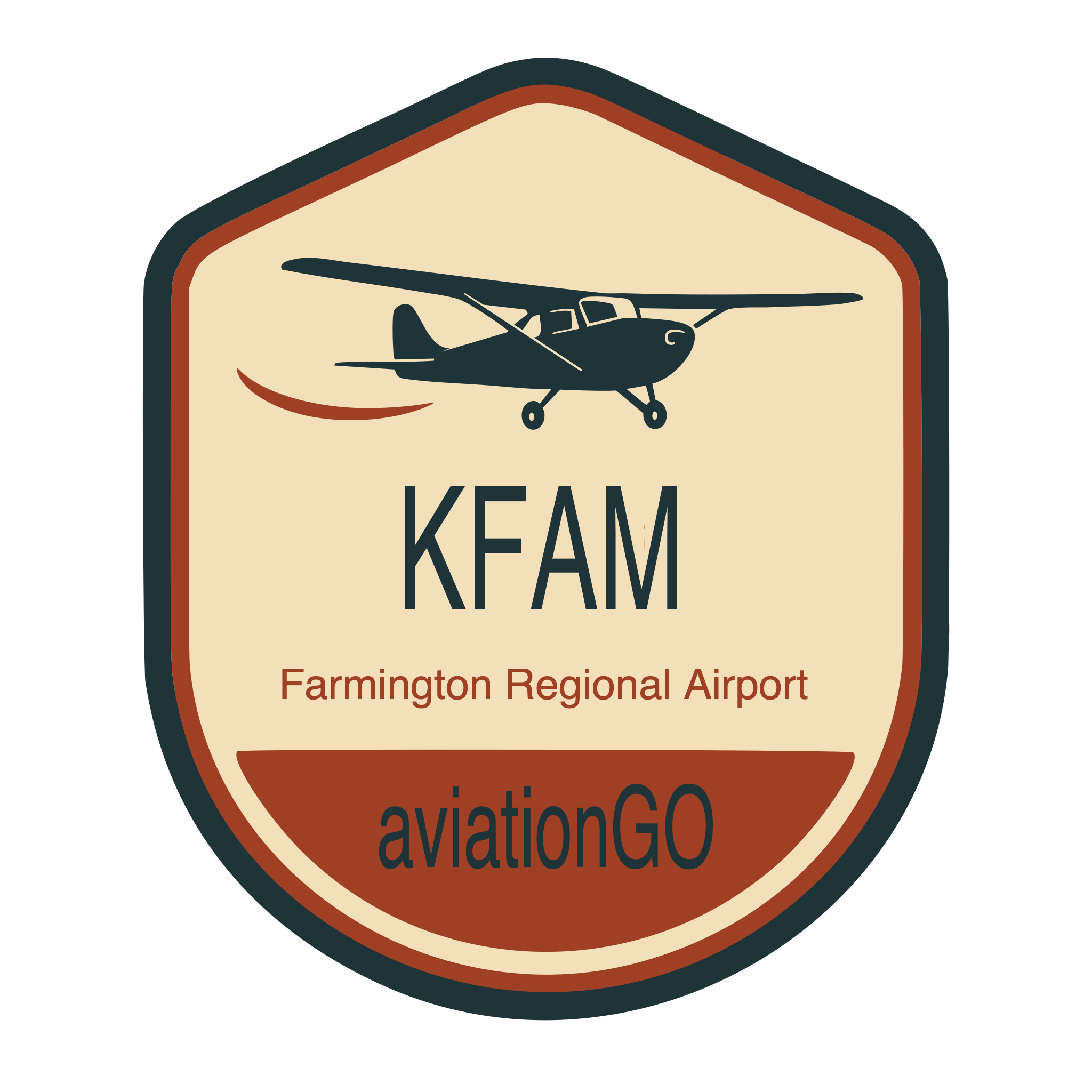 KFAM badge