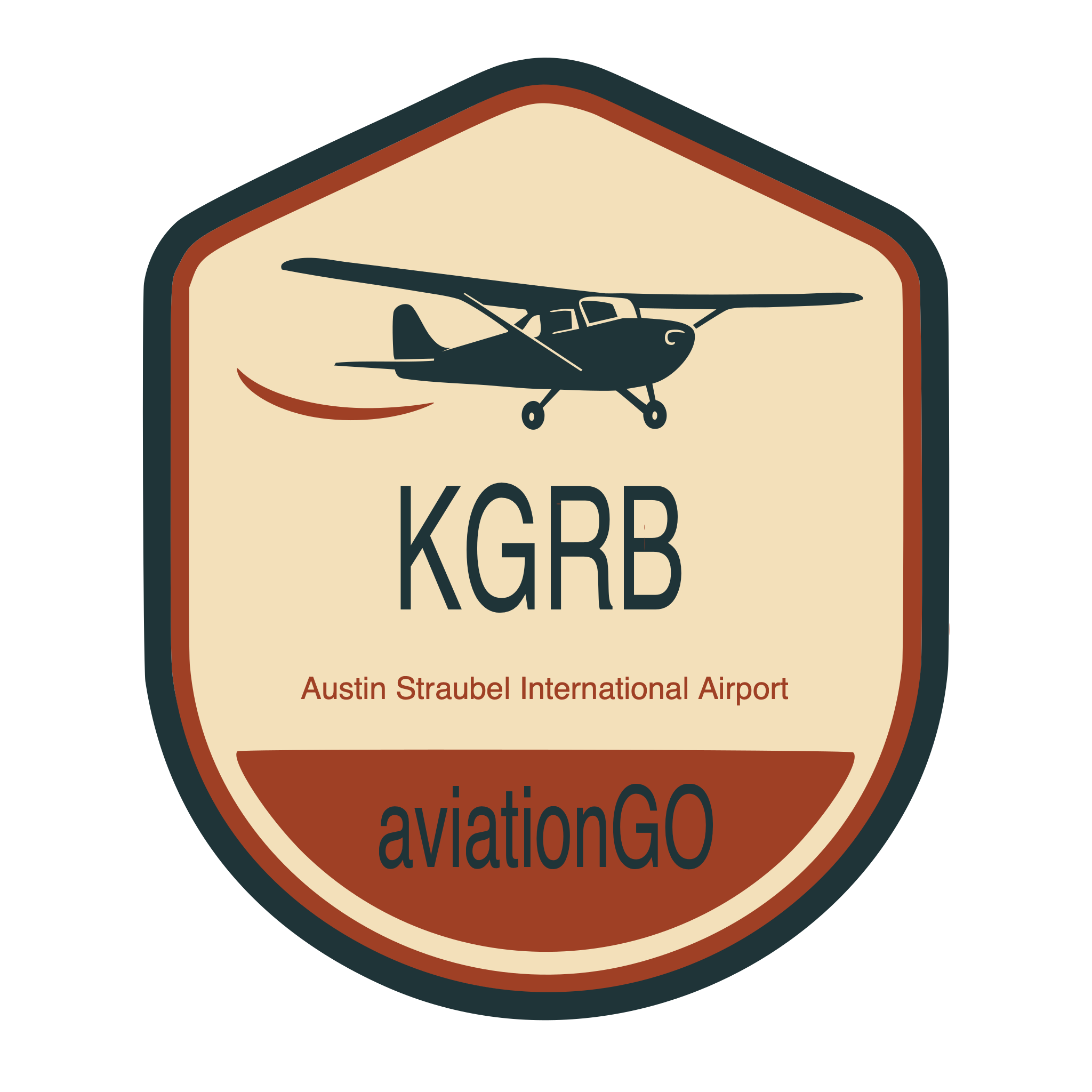 KGRB badge