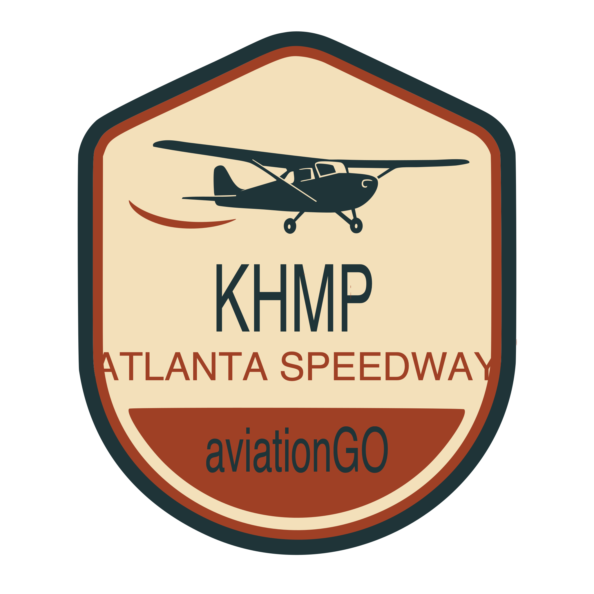 KHMP badge