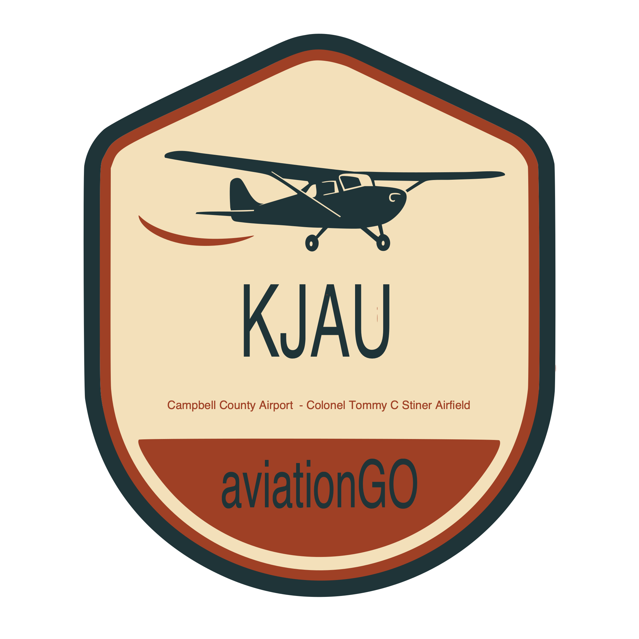KJAU badge