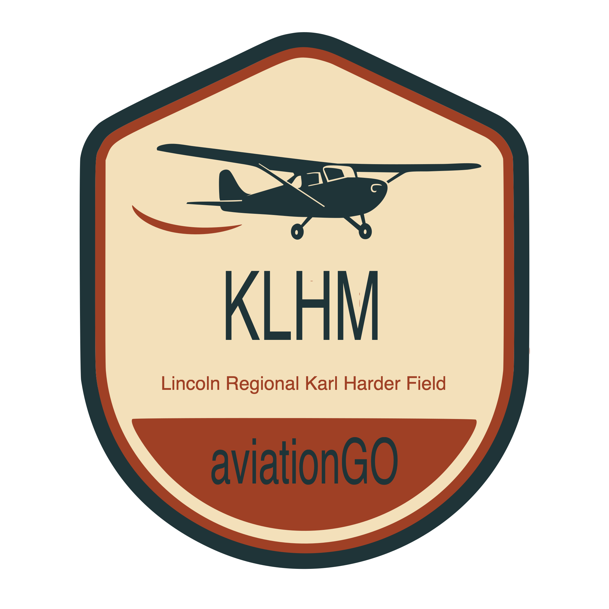 KLHM badge