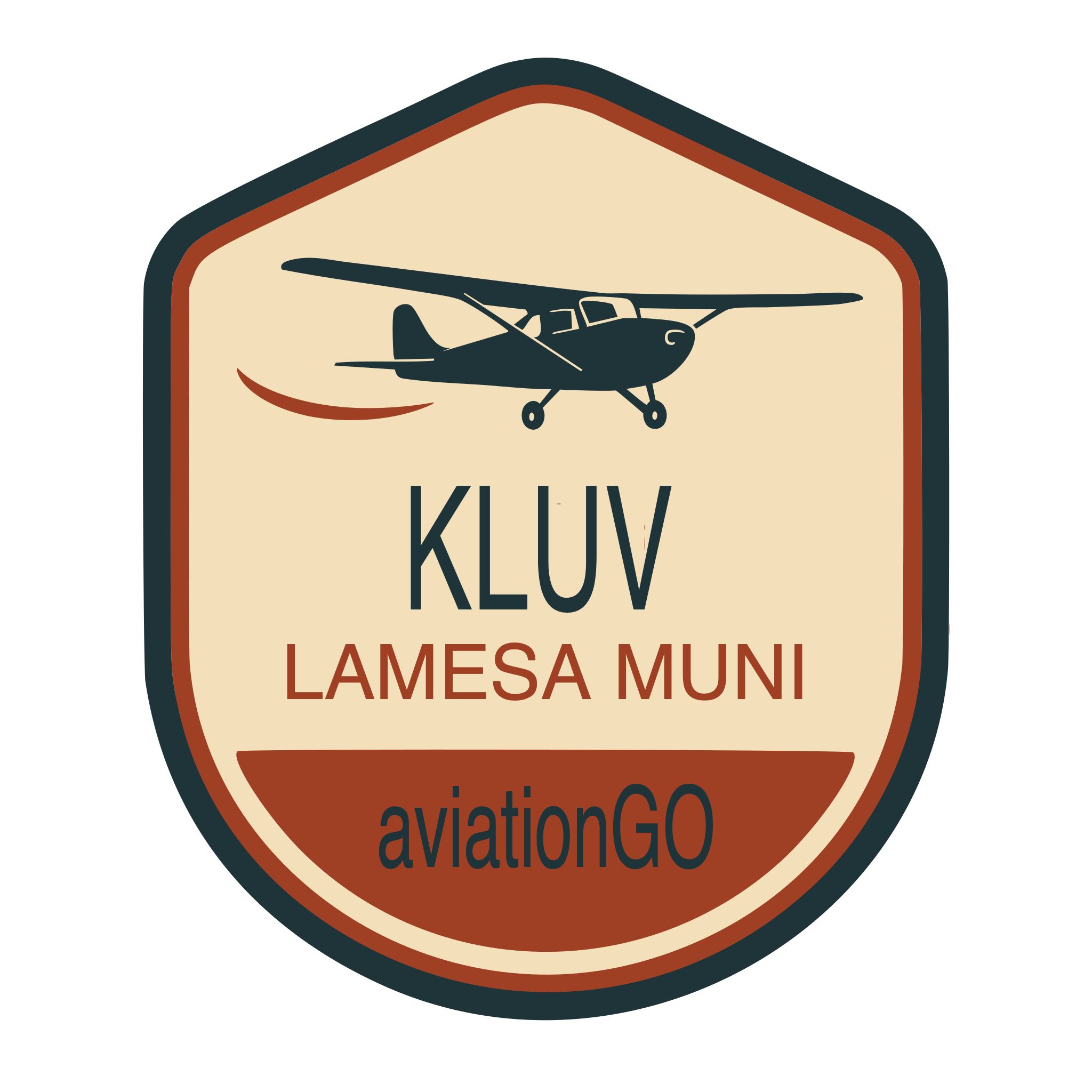 KLUV badge