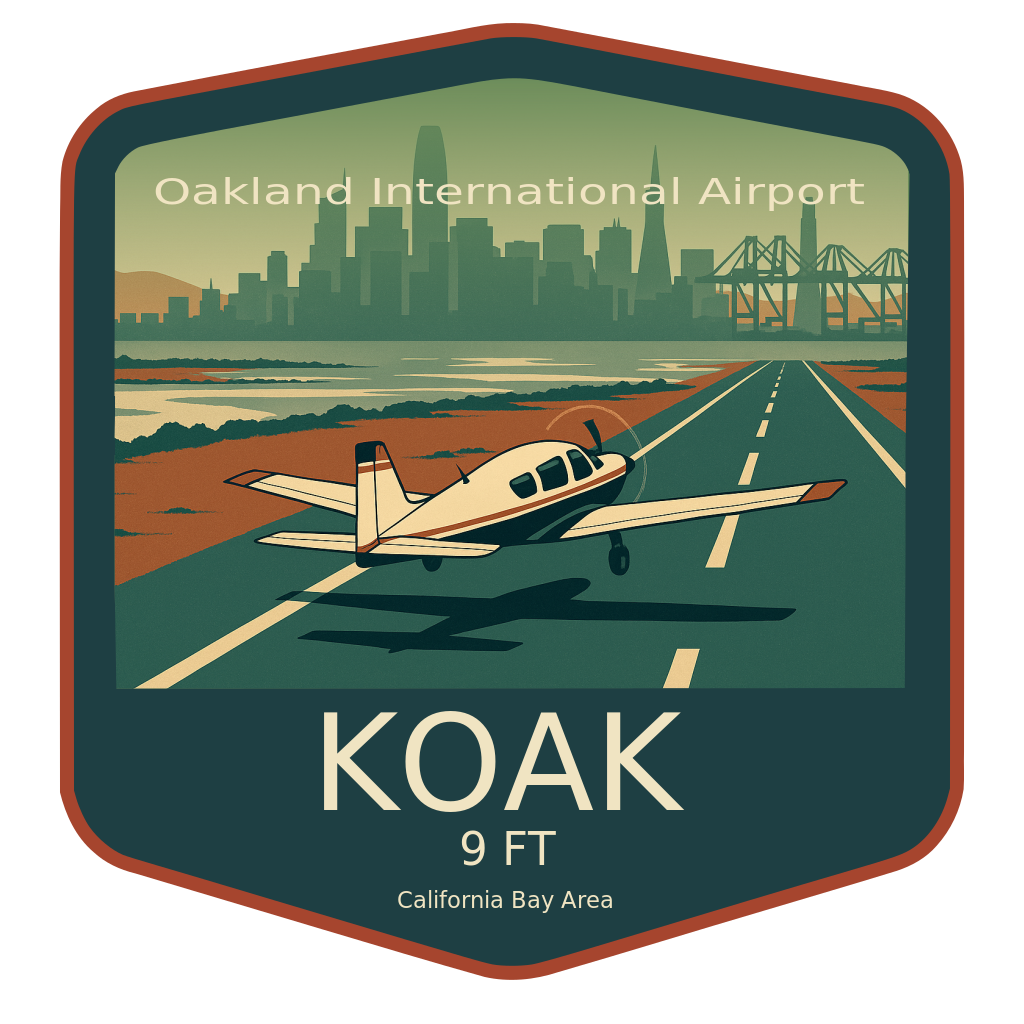 KOAK badge