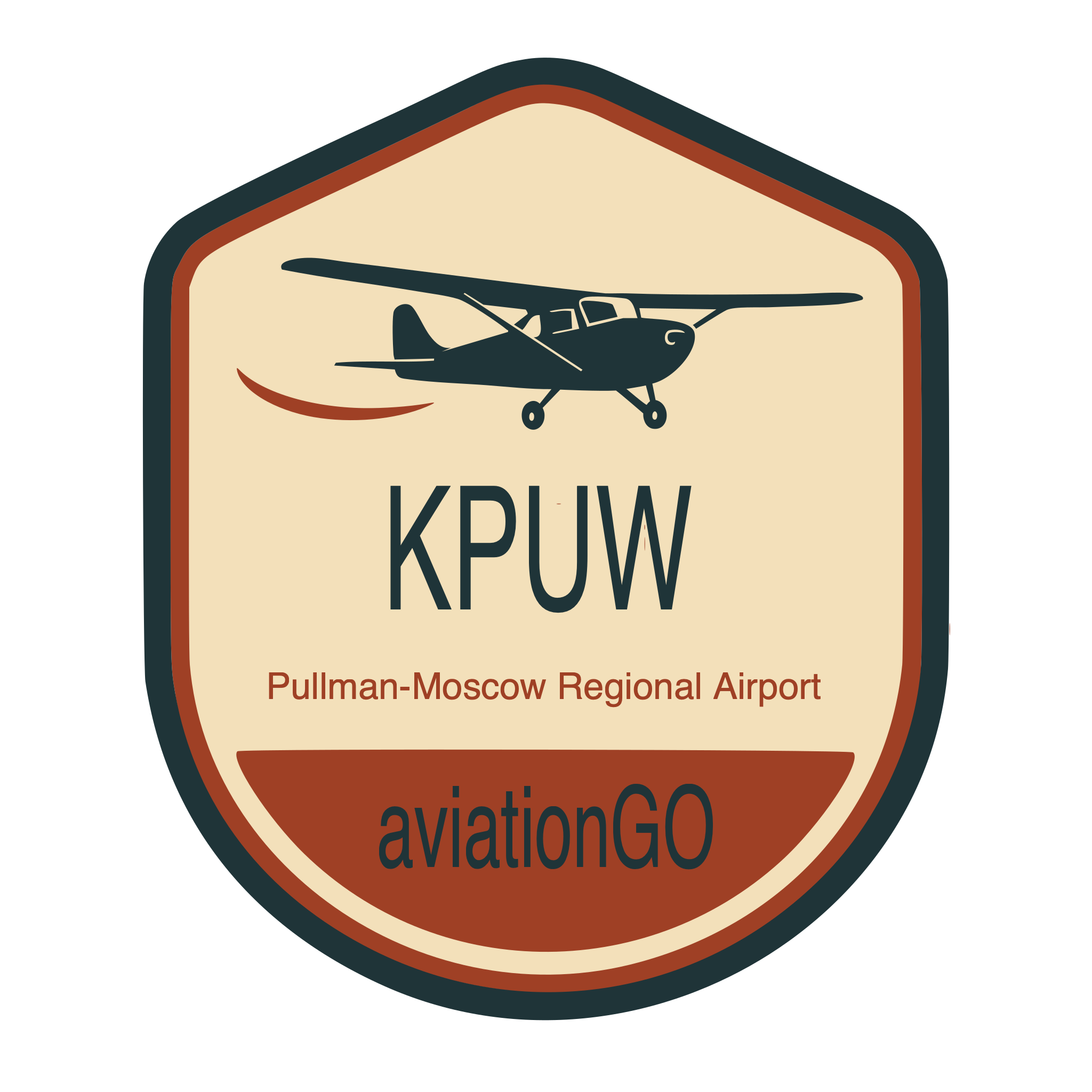 KPUW badge