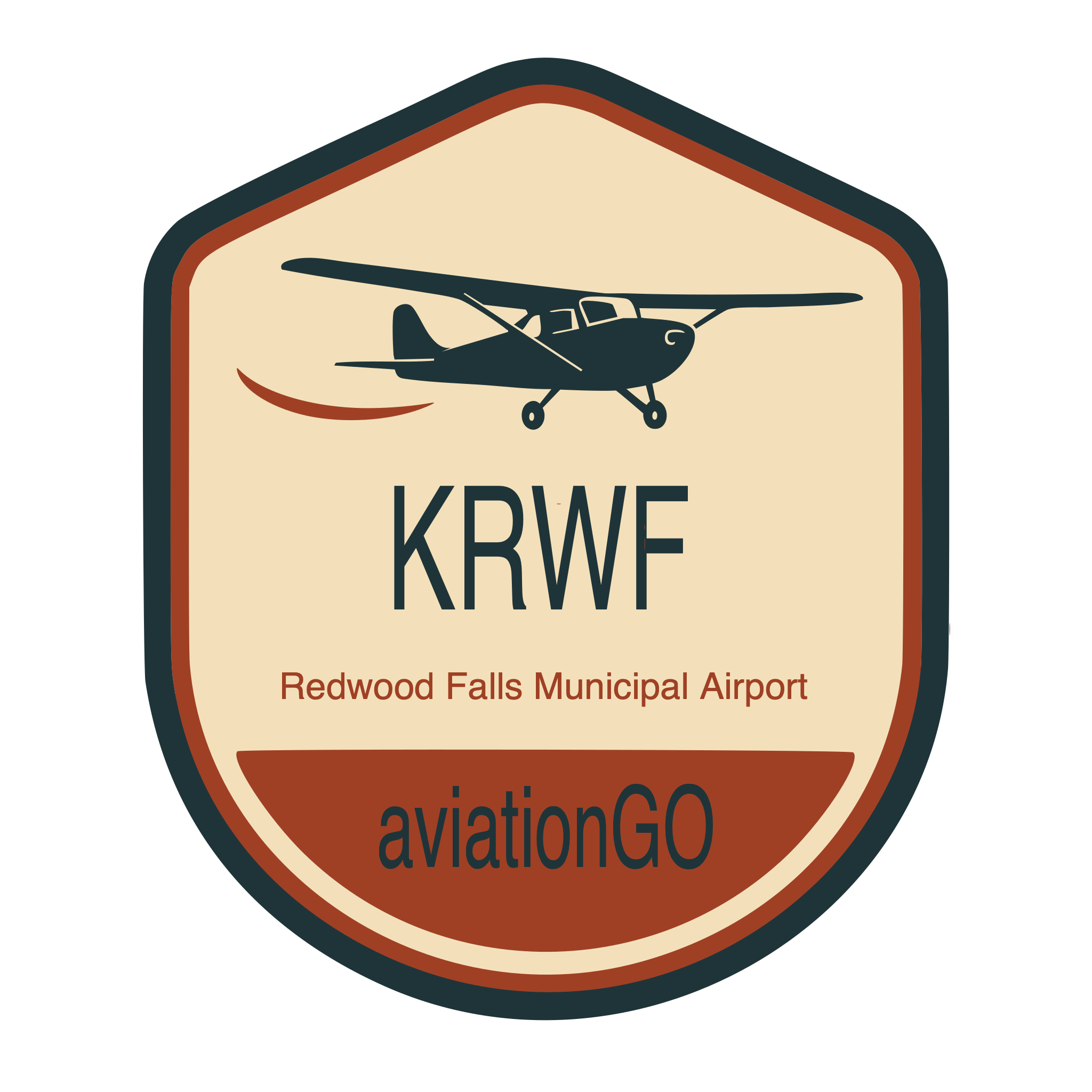 KRWF badge