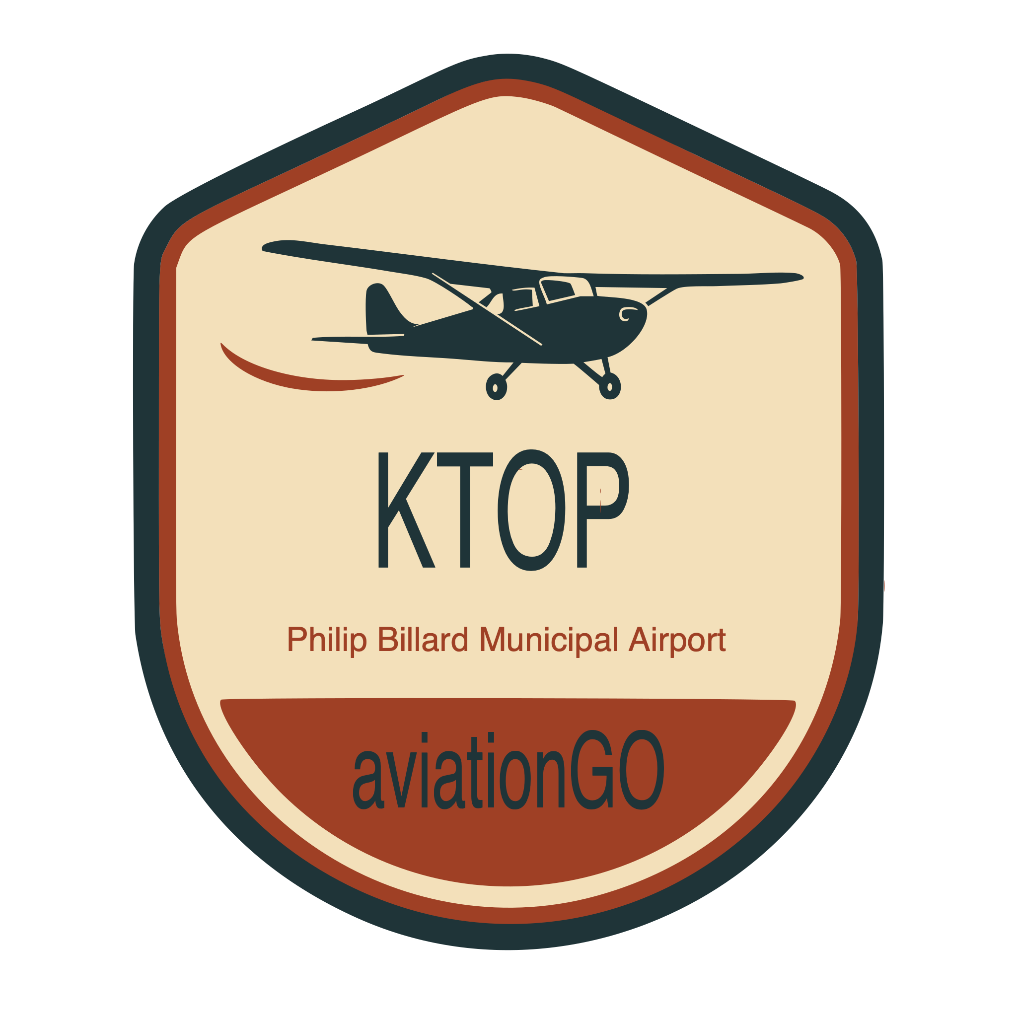 KTOP badge