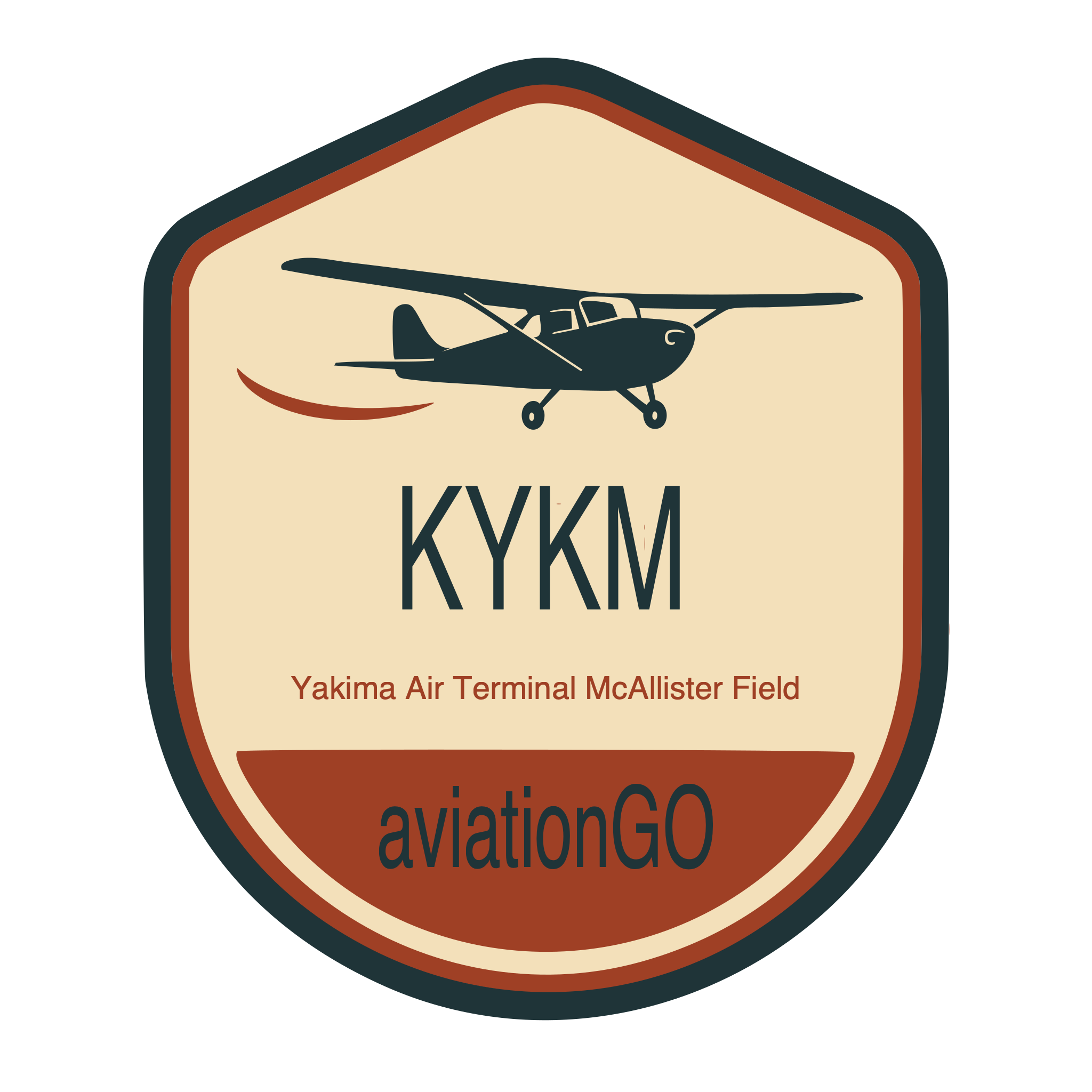 KYKM badge