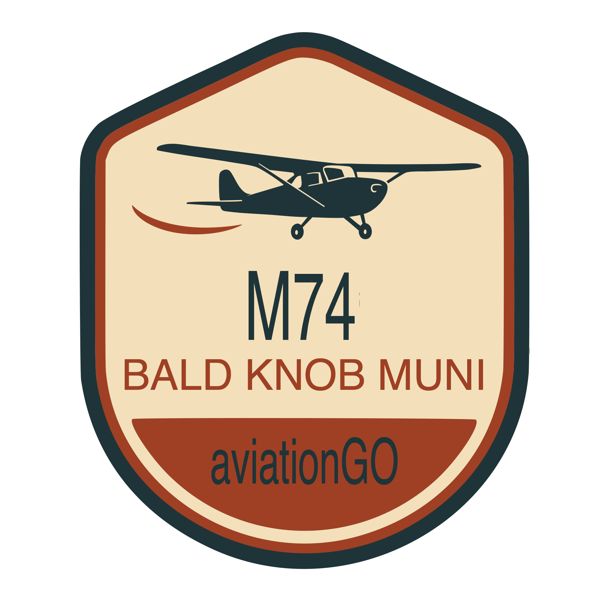M74 badge