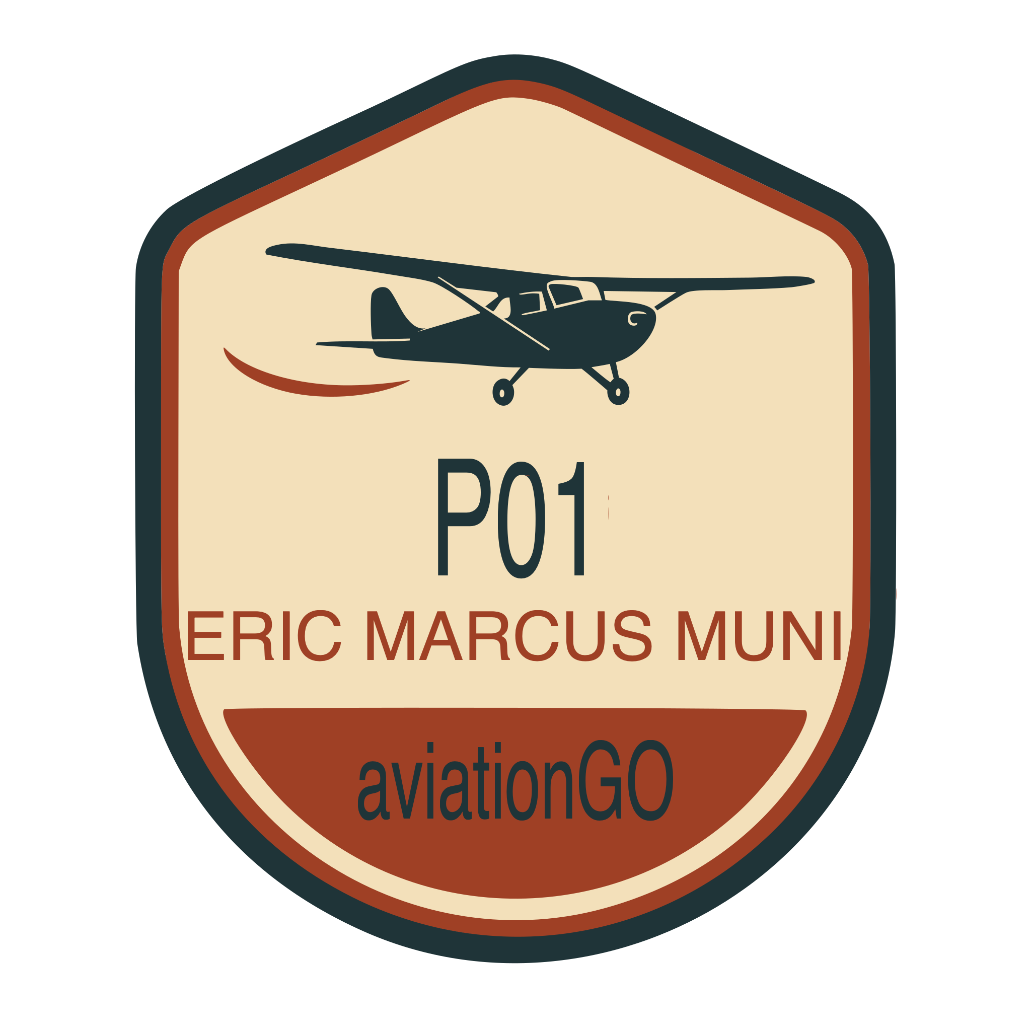 P01 badge