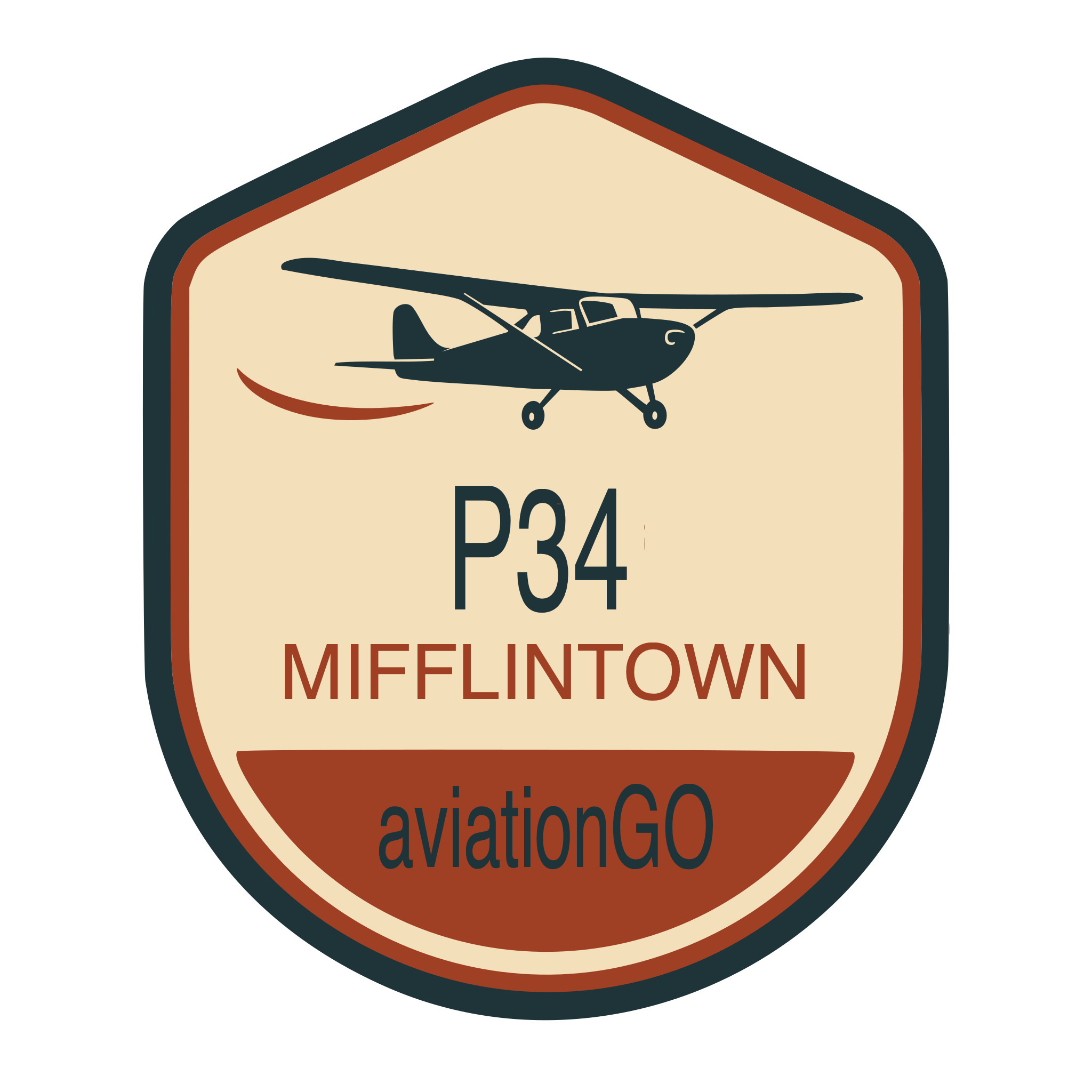 P34 badge