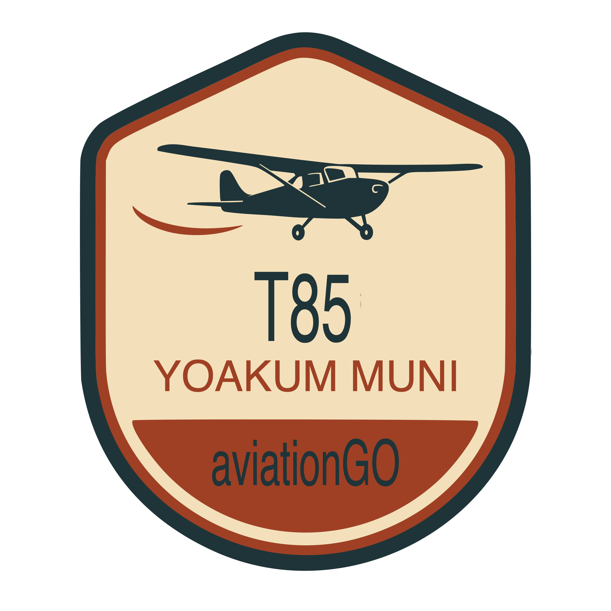 T85 badge