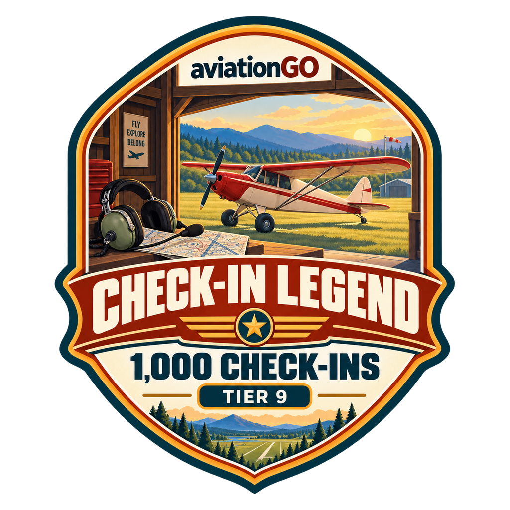 Check-In Legend badge