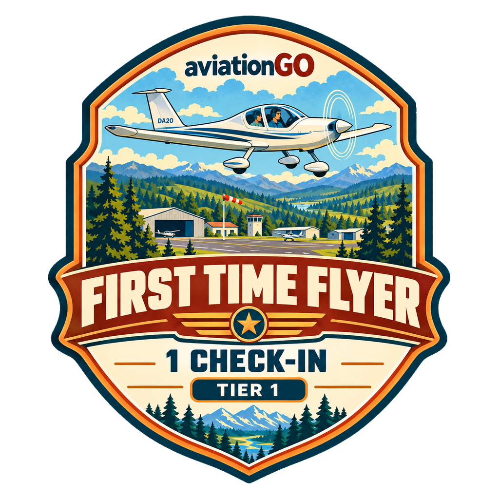 First Time Flyer badge