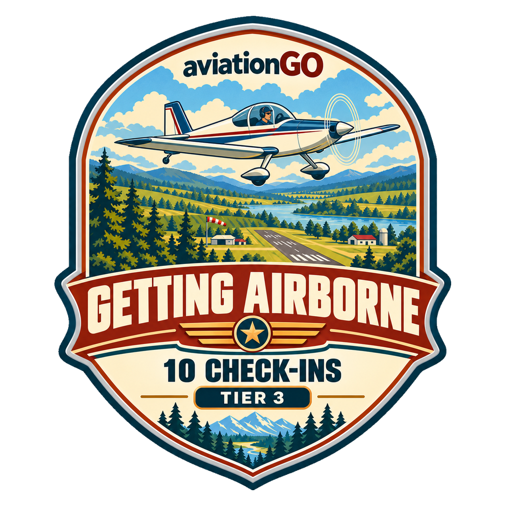 Getting Airborne badge
