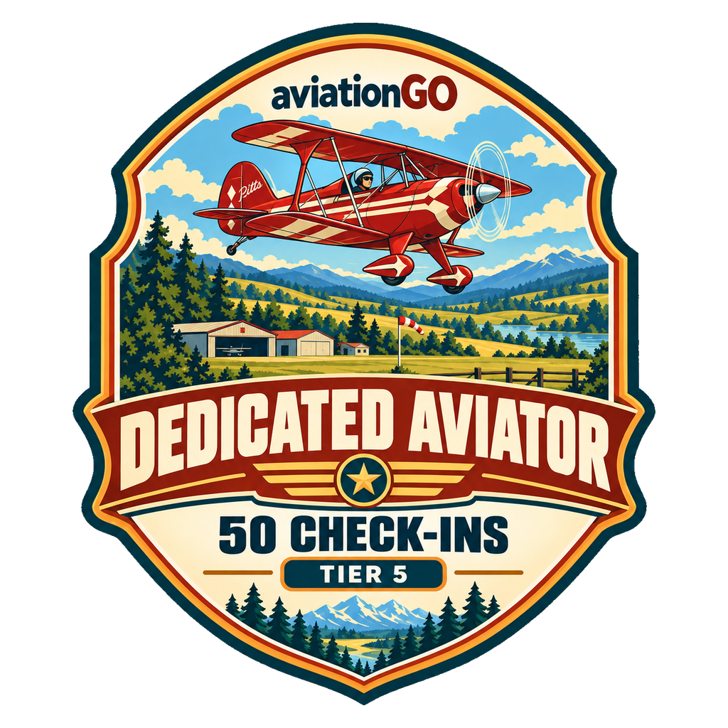 Dedicated Aviator badge