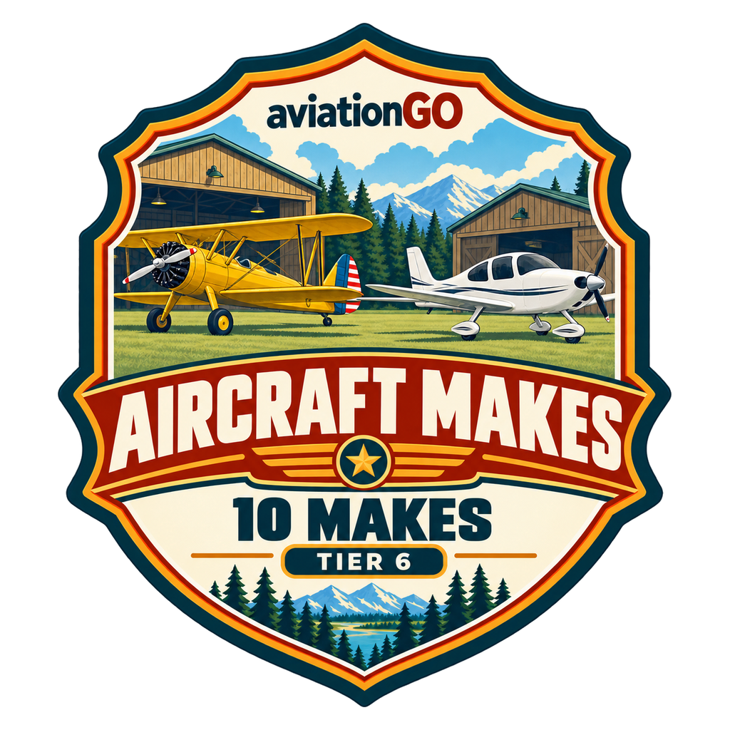 Aircraft Makes — 10 badge