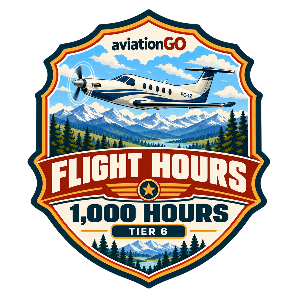 Flight Hours — 1,000 Hours badge