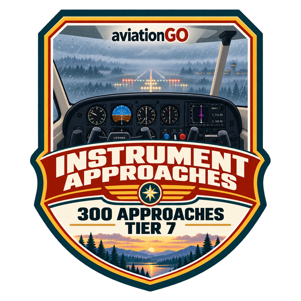 Instrument Approaches — 300 badge