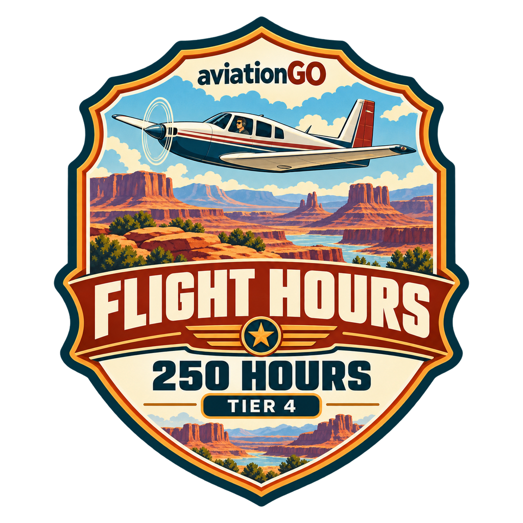 Flight Hours — 250 Hours badge
