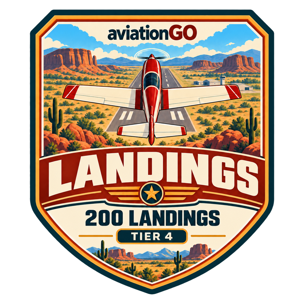 Landings — 200 badge