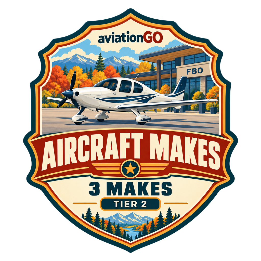 Aircraft Makes — 3 badge