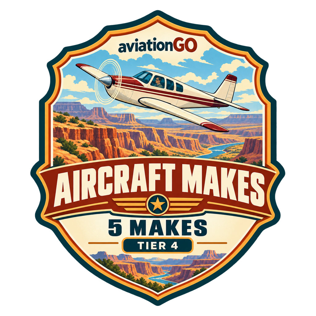 Aircraft Makes — 5 badge