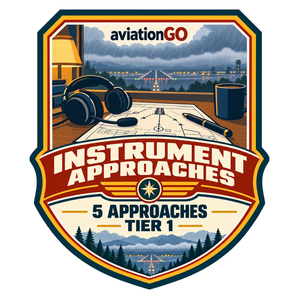 Instrument Approaches — 5 badge