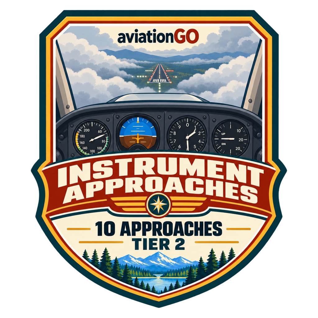 Instrument Approaches — 10 badge