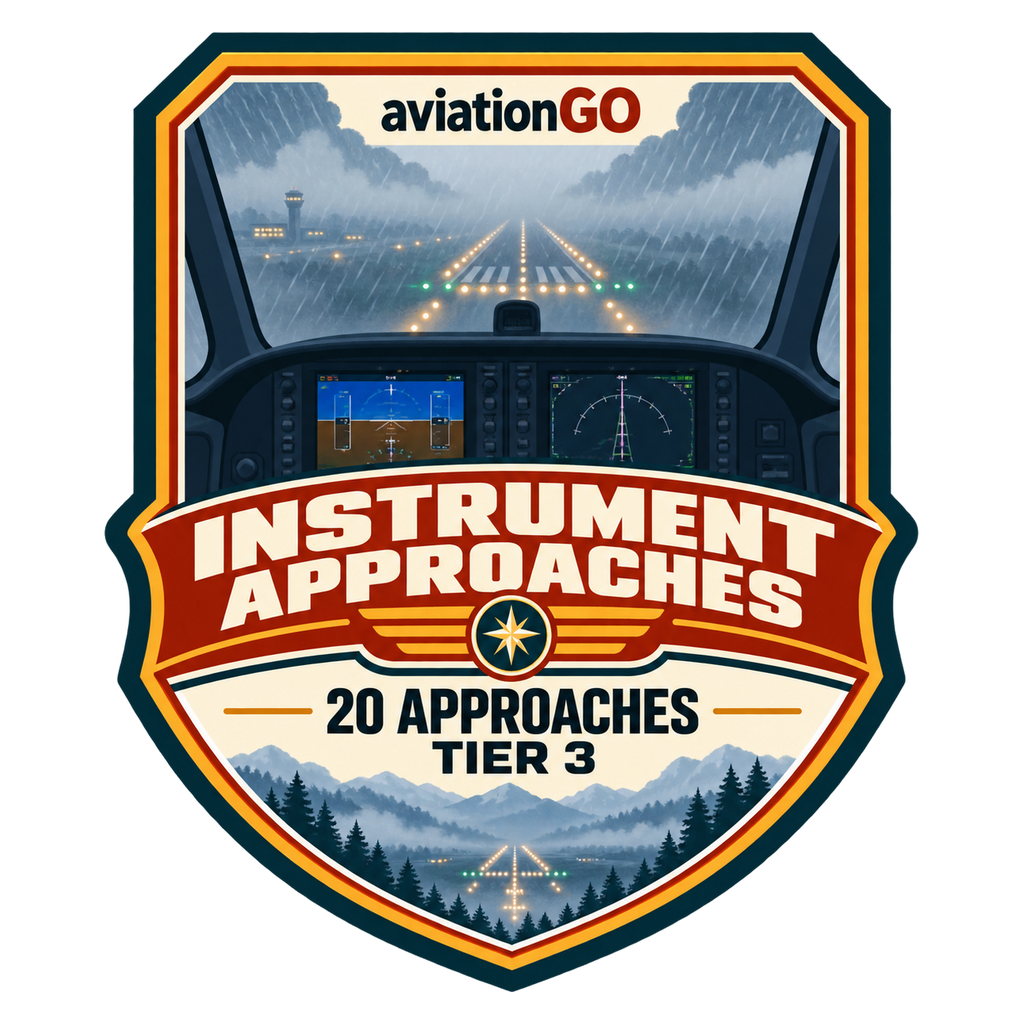 Instrument Approaches — 20 badge