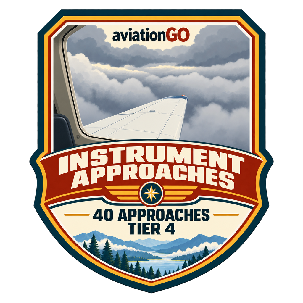 Instrument Approaches — 40 badge