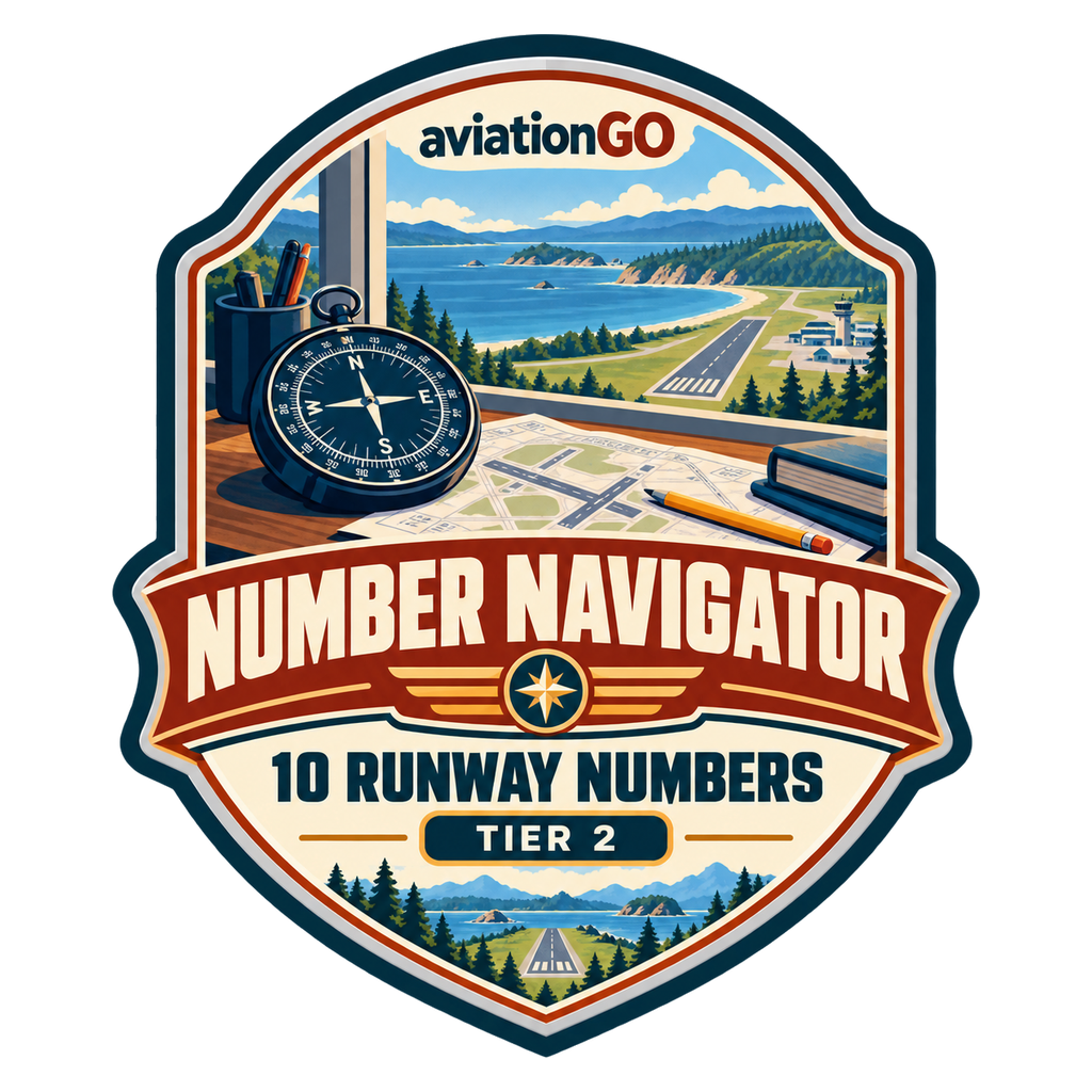 Number Navigator badge