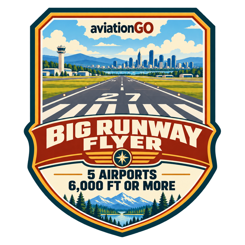 Big Runway Flyer badge